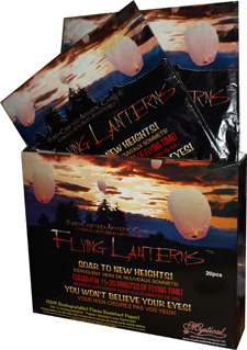 Chinese flying lanterns